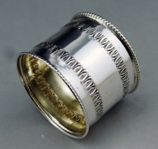 Rond de serviette en argent