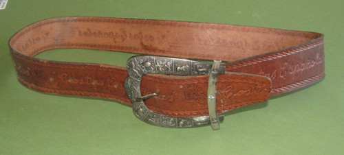 Ceinture cuir western