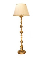 Lampe sur Pied en Bois Classique Or 1 Lumière Coll Dbs 100/PT