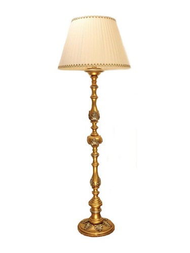 Pied lampe bois - lampe, en
