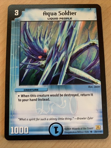 Duel masters aqua soldier - aqua,