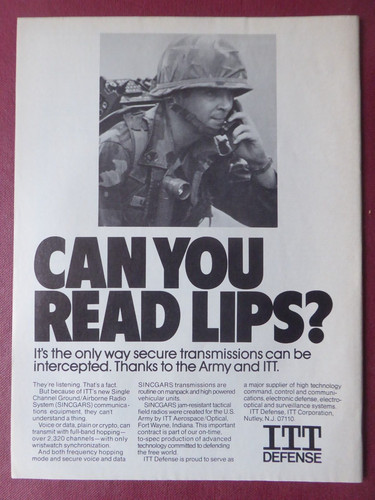 1984 pub itt - defense, radio