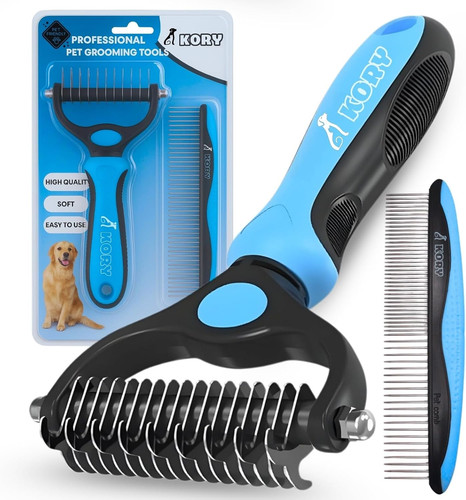 Brosse chien poil long peigne - long,