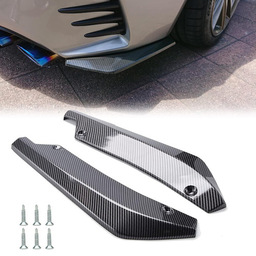 Carbon fiber rear bumper - rear,