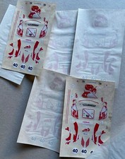 lot 10 planches décalcomanie