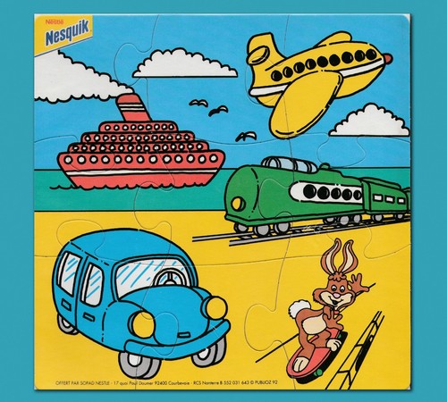 Nestlé nesquik puzzle quicky - puzzle,
