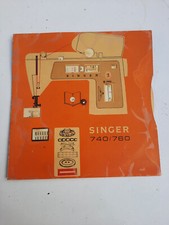Ancienne Publicité machine à coudre SINGER 740/760