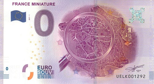 Billet touristique zero euro - billet,