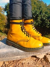 Dr. Martens Made In England Vintage Jaune Uk8 42