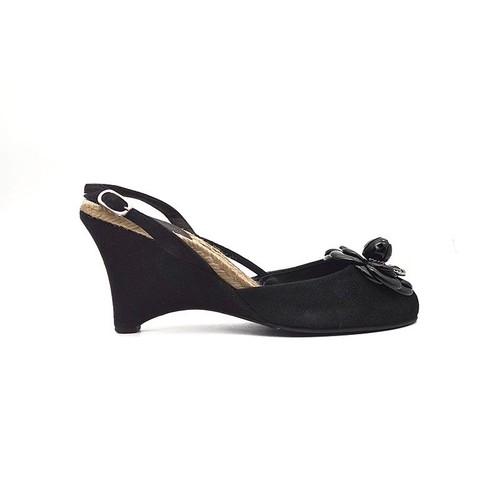 Chanel camellia espadrille - camellia,