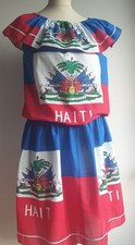 Ensemble drapeau  Haïti. Made