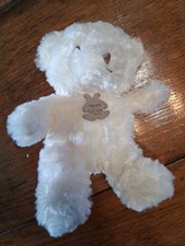 Doudou Ours HISTOIRE D'OURS HO2533 Blanc Peluche 21 Cm, impeccable