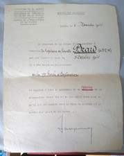 ANCIEN LETTRE MARINE GUERRE