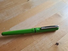 Rare Stylo Plume Waterman JIF Jiffie vert /acier/ noir  green/steel/black FP