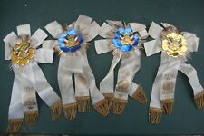 ancien insigne cocarde de conscrit ruban vive la classe, militaire