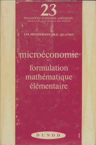 Microéconomie j m - microéconomie, j.m