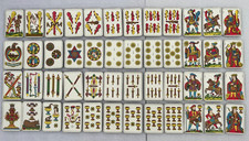 Jeu ALUETTE 48 cartes Héron TOILINE Dos Ecossais La Vache Vaca cartas Vintage