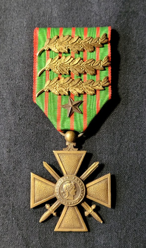 Médaille croix guerre 1914 - croix,