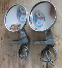 Paire de rétroviseurs ronds SEV MARCHAL - Citroën Traction ? RENAULT Alpine ?