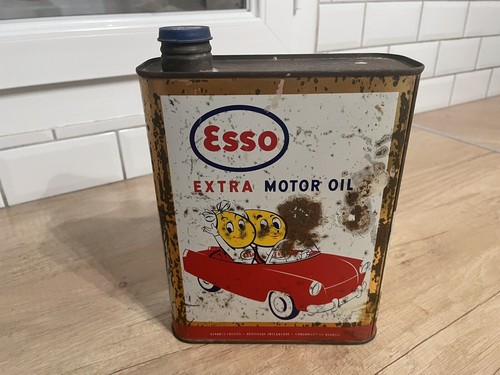 Esso extra oil bidon huile - esso, d’huile