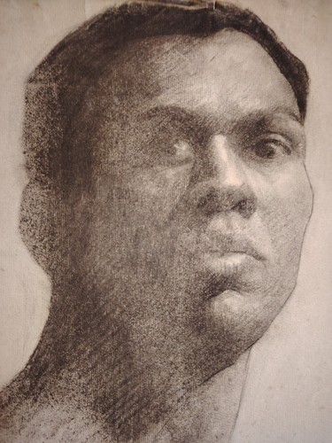 Beau dessin fusain - dessin, d'un
