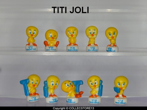 Serie complete feves titi - de,