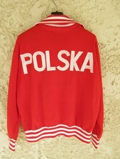 Veste POLOGNE POLAND POLSKA vintage années 80 jacket jacke POLSPORT LODZ L
