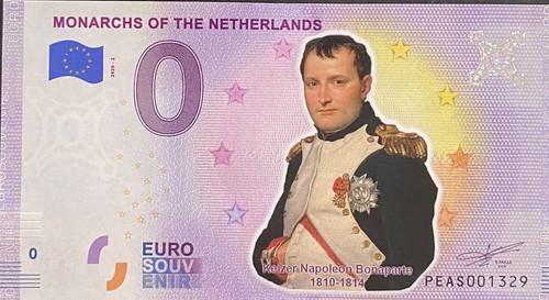Billet euro couleur monarchs - 0,