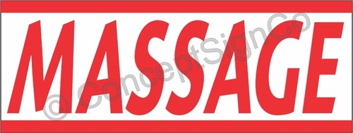 Massage banner large - banner,