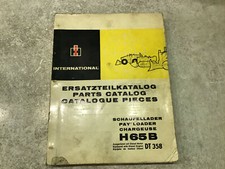 catalogue pieces detachées rechange  IH INTERNATIONAL chargeuse H65B DT358