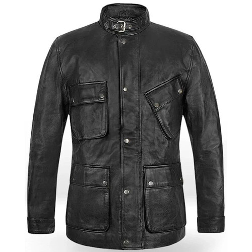 Veste cuir moto pour - moto,