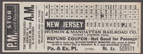 Hudson manhattan rr - manhattan,