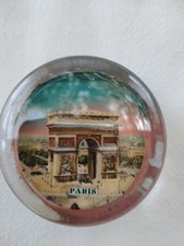 PRESSE PAPIER  EN VERRE ARC DE