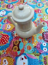 Ancienne  Petite Cafetiere Crème  Numero 1 Avec Filtre Et Couvercle