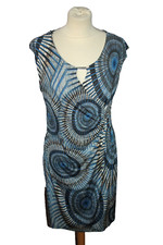 ROBE IMPRIMEE FEMME  °°° JACQUELINE RIU  °°° TAILLE 40 . PROCHE NEUF