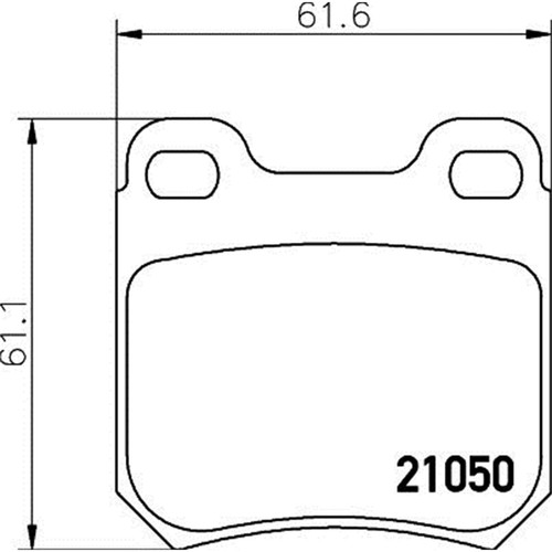 Hella plaquettes frein - plaquettes, de