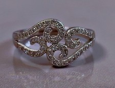 Superbe bague argent zirconium