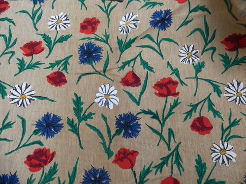 Ancien tissu vintage french - vintage,