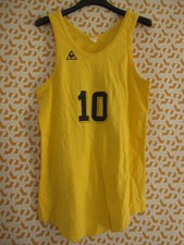Maillot Le coq sportif #10 Basket 80'S Vintage Femme Jaune - 4 x 5 / S