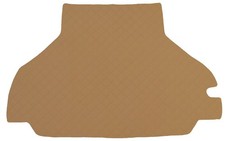 Matelassé Cuir éco BEIGE FONCÉ Tapis coffre pour BMW E10 TOURING 3p H/B 1962-197