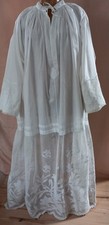 Ancienne aube dentelle sur - ancienne, en