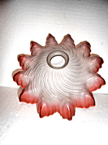 Ancien abat jour verre - ancien, en