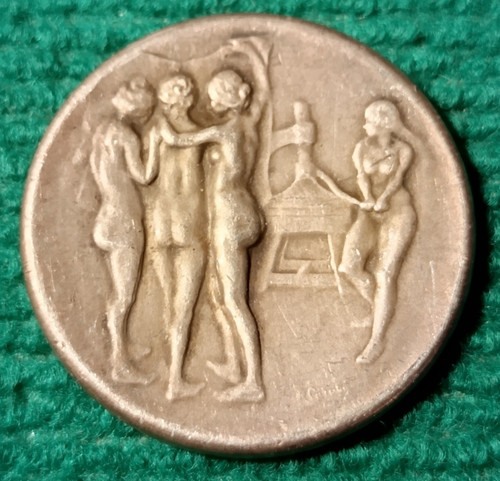 Medaille bronze argenté - bronze,