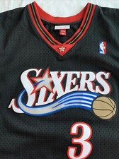 MBA LOS ANGELES SIXERS Maillot Basket ALLEN IVERSON 2000-01 Mitchell Et Ness