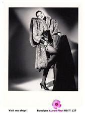 PACO RABANNE, HAUTE-COUTURE, MODE, MANTEAU DE RENARD, HELENA RUBINSTEIN -T127