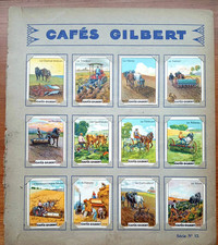 12 CHROMOS  Cafe Gilbert