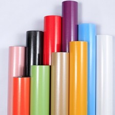 Adhésif Brillant Papier Peint Autocollant Film Contact Papier Meuble Décor 10M