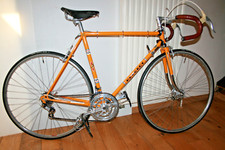 VELO DE COURSE PEUGEOT PR10 ORANGE 1975 REYNOLDS 531 OLD BIKE EROICA IDEALE 80