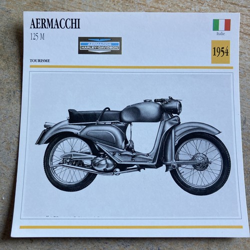 Aermacchi 125 1954 carte - aermacchi,