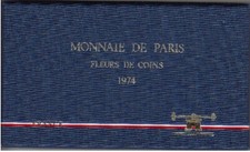 France Coffret série fleur de coin 1974 MDP